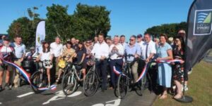 La nouvelle piste cyclable entre Plouarzel et Saint-Renan inaugurée