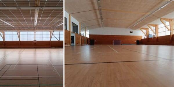 Kernilis : les panneaux photovoltaïques installés sur la salle omnisports